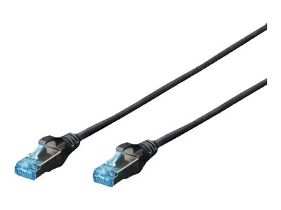 4016032321057 - DK-1532-005 BL RJ45 Netzwerkkabel Patchkabel cat 5e sf utp 050 m Schwarz verdrillte Paare - Digitus