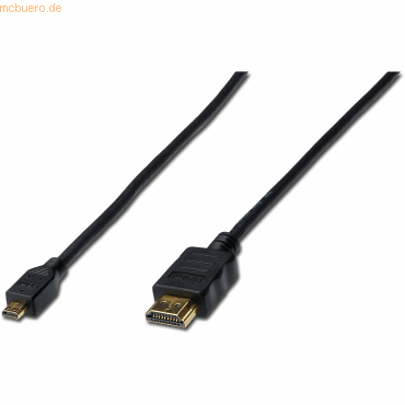 4016032323006 - DIGITUS HDMI Anschlusskabel Typ A St St 10m Full HD schwarz