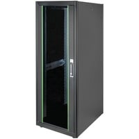 4016032350309 - DN-19 32U-6 8-DB 19 Zoll Netzwerkschrank (B x H x T) 600 x 1590 x 800 mm 32 HE Schwarz Schwarz (RAL 9005)