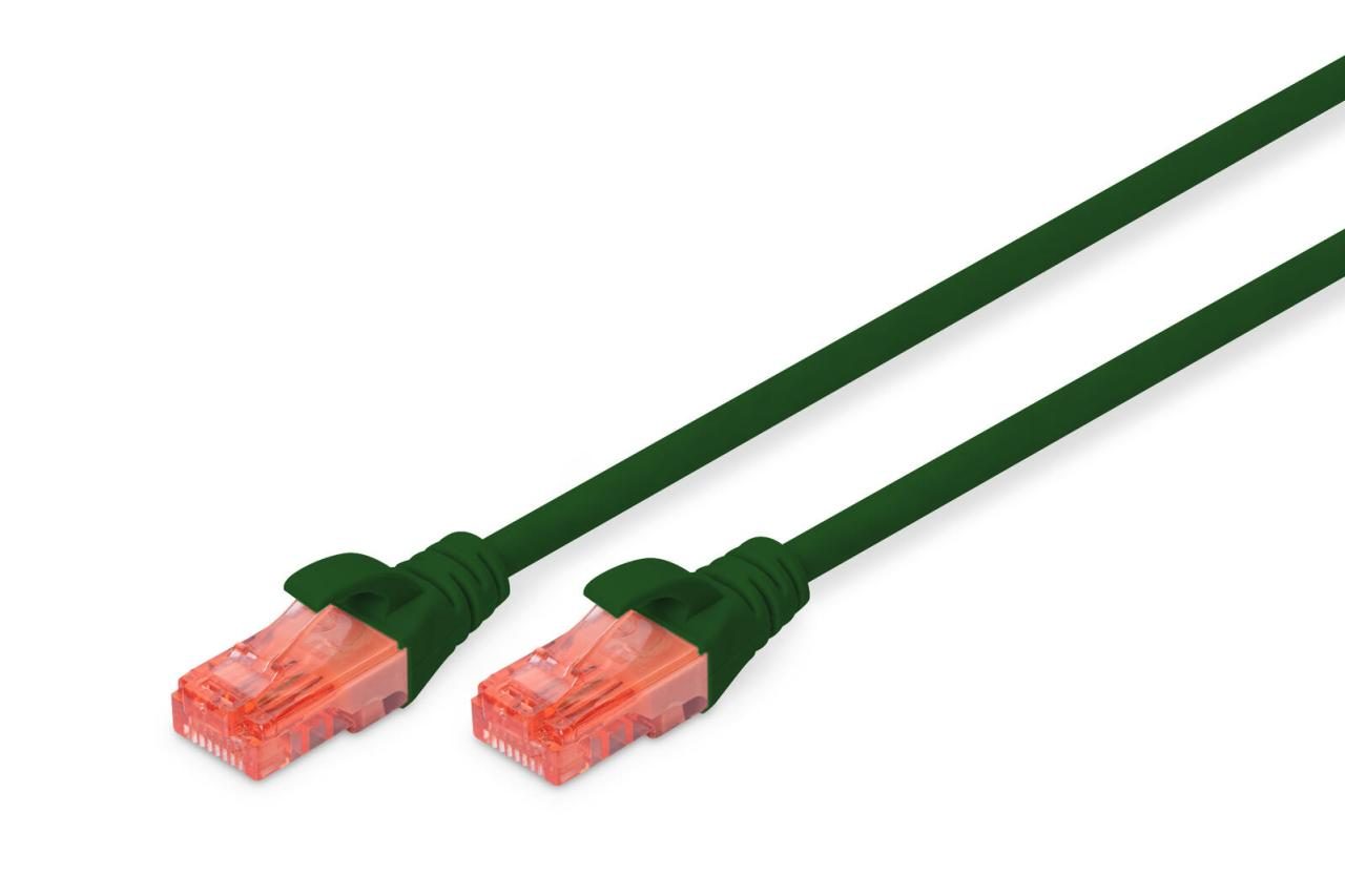 4016032371953 - DK-1612-020 G RJ45 Netzwerkkabel Patchkabel cat 6 u utp 200 m Grün verdrillte Paare 1 St - Digitus