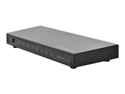 4016032387176 - DS-43302 8 Port HDMI-Splitter Metallgehäuse Ultra HD-fähig mit Aluminiumgehäuse LED-Anzeige 1920 x 1200 Pixel Schwarz 4016032387176 - DS-43302 8 Port HDMI-Splitter Metallgehäuse Ultra HD-fähig mit Aluminiumgehäuse LED-Anzeige 1920 x 1200 Pixel Schwarz