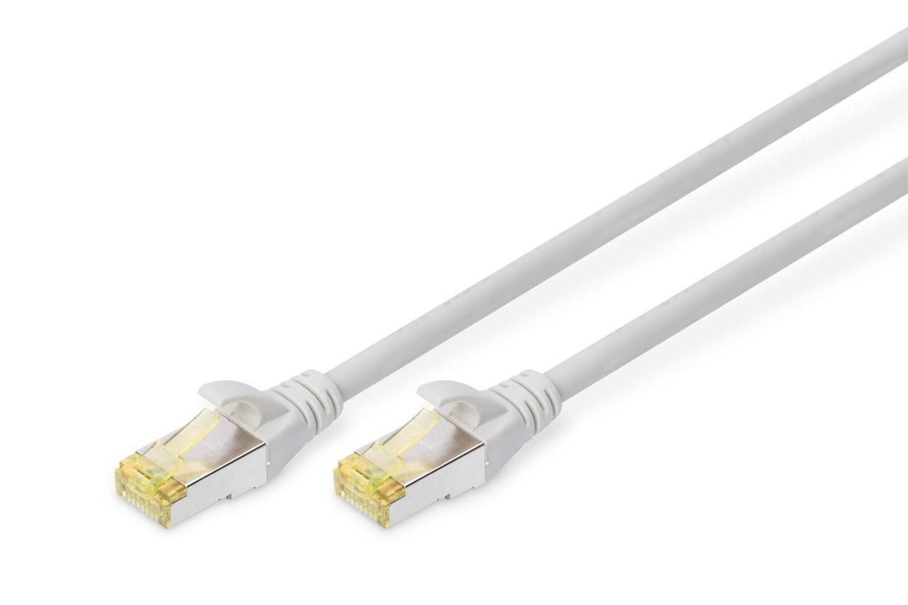 4016032423959 - DIGITUS Patch-Kabel RJ-45 (M) zu RJ-45 (M) 15m Kupfer S FTP Cat 6a grau (DK-1644-A-015)