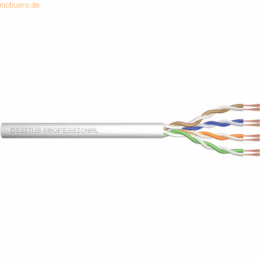 4016032425946 - DIGITUS Professional bulk cable - 305 m - grey - Grau - 305 meter