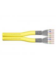 4016032441700 - DIGITUS Verlegekabel Cat7a S FTP duplex   500m gelb AWG22 1 (Speditionsversand)