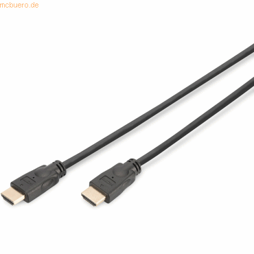 4016032448761 - ASSMANN DIGITUS HDMI Anschlusskabel Typ A St St 50m Ultra HD schwarz DK-330123-050-S