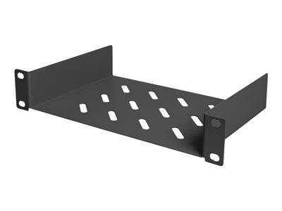 4016032454793 - DIGITUS DN-10-TRAY-1-B 254 mm (10) 1U Fixed Shelf 44x254x150mm Black RAL9005