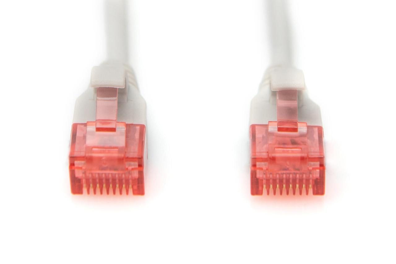 4016032459972 - DIGITUS Patch-Kabel Slim RJ-45 (M) zu RJ-45 (M) 2m Kupfer U UTP Cat 6 grau (DK-1617-020S)