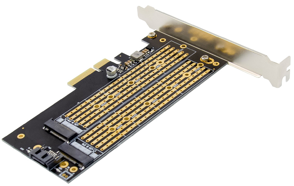 4016032464433 - DIGITUS M2 NGFF   NMVe SSD PCI Express 30 (x4) Add-On Karte