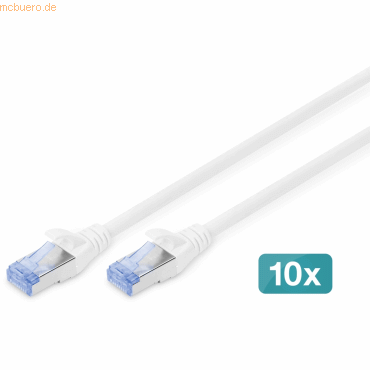 4016032470113 - DIGITUS CAT 5e SF UTP Patchkabel 10 Stück 05m grau