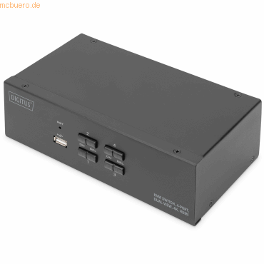 4016032478157 - DS-12883 4 Port KVM-Umschalter HDMI 4096 x 2560 Pixel 2040 x 1080 Pixel 1920 x 1080 Pixel