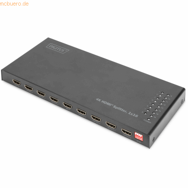 4016032479994 - DIGITUS - video audio splitter - 16 ports