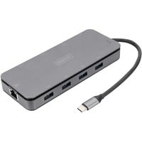 4016032481058 - DIGITUS DA-70896 11 Port USB-C Dockingstation mit SSD Gehäuse (DA-70896)