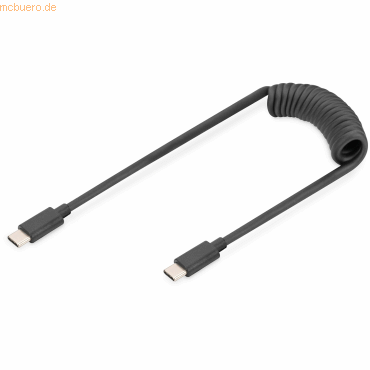 4016032482550 - DIGITUS USB 20 - USB - C auf USB - C Spiralkabel AK-300431-006-S