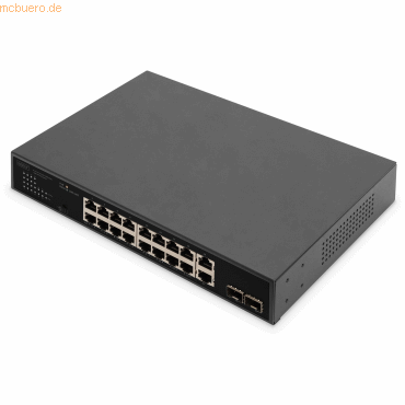 4016032485445 - DN-95358 Ethernet Switch 16 + 2 Port 10   100   1000 MBit s PoE-Funktion