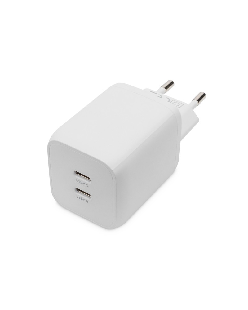 4016032485803 - DA-10063DIGITUS - USB-C Ladegerät 2-Port 65W G Ladeadapter 65 W Flugzeug Innenbereich LKW Steckdose Anzahl Ausgänge 2 x USB-C®