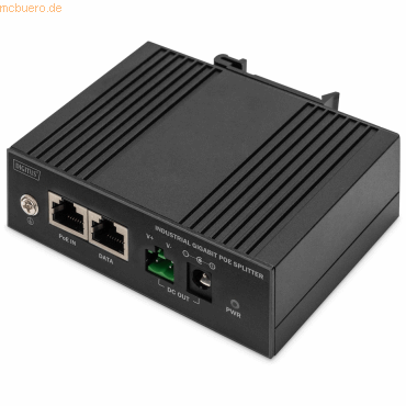 4016032486756 - DN-651140 PoE Splitter 2 Port 10   100   1000 MBit s PoE-Funktion