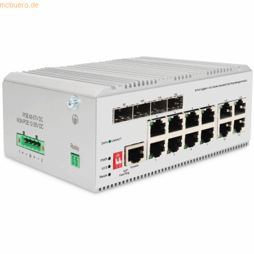 4016032489221 - DN-651145 Industrial Ethernet Switch 8 + 4 Port 10   100   1000 MBit s