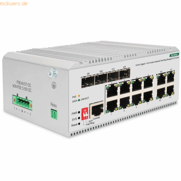 4016032489238 - DN-651139 Industrial Ethernet Switch 8 + 4 Port 10   100   1000 MBit s