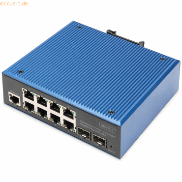 4016032490180 - DN-651156 Industrial Ethernet Switch 8 + 2 Port 10   100   1000 MBit s