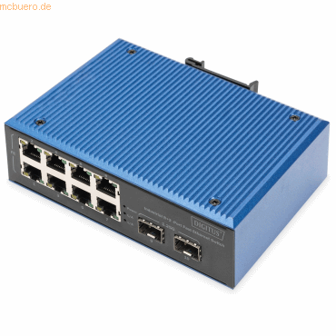 4016032490265 - DN-651146 Industrial Ethernet Switch 8 + 2 Port 10   100   1000 MBit s