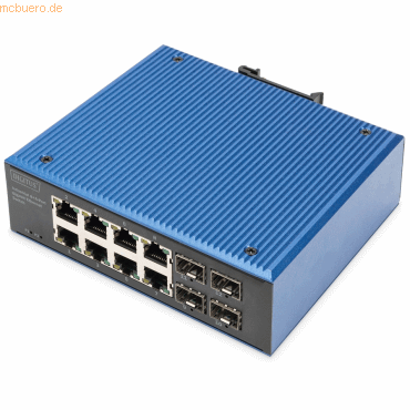 4016032490487 - DN-651152 Industrial Ethernet Switch 8 + 4 Port 10   100   1000 MBit s