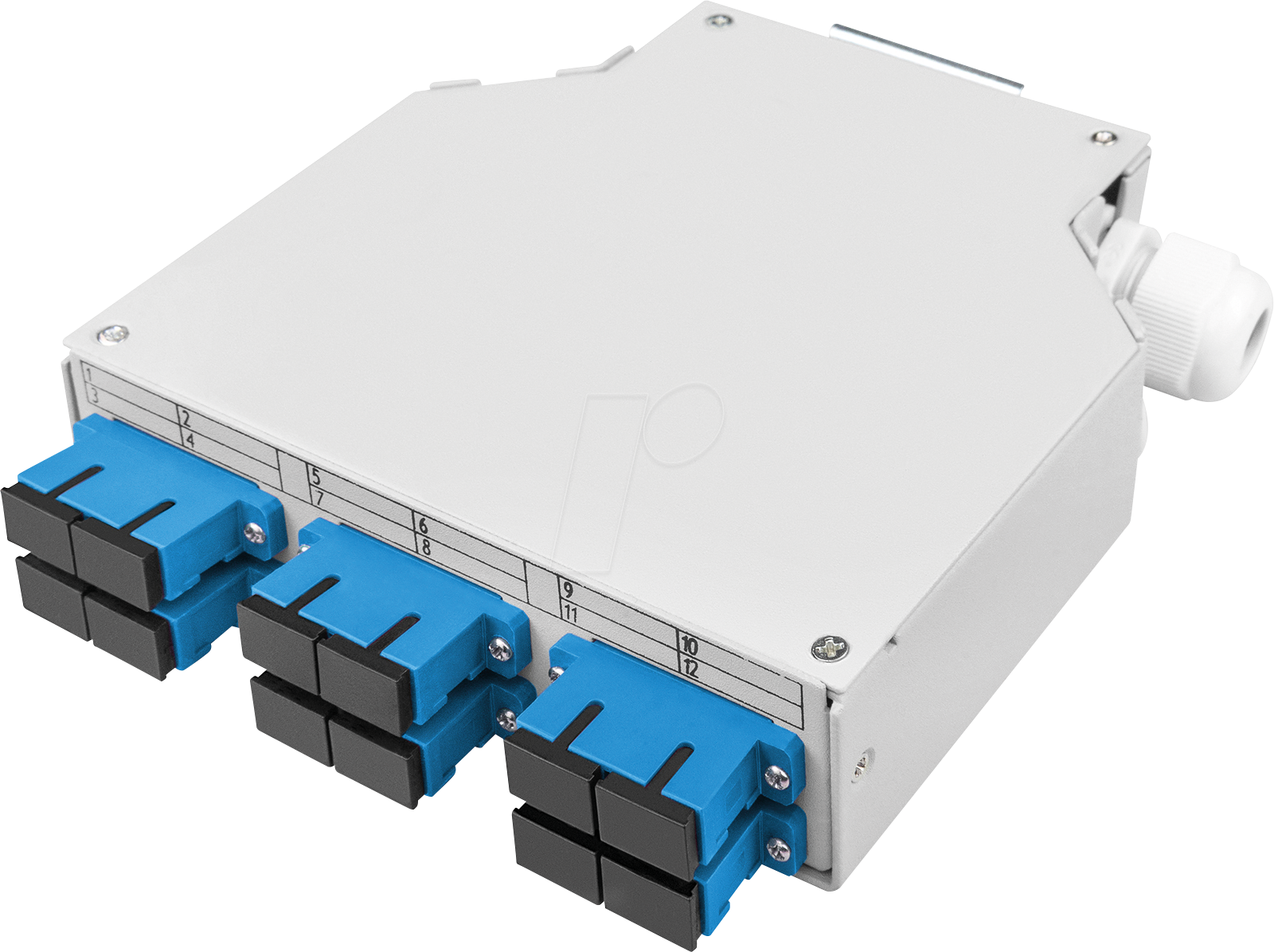 4016032493112 - DIGI DN-963890 - LWL-Hutschienenbox bestückt SM 6 SC DX