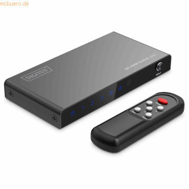 4016032495543 - DIGITUS 3x1 HDMI Switch 8K 60Hz (444) HDR HDCP 23