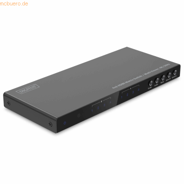 4016032495659 - DIGITUS 4x2 HDMI Matrix  4K 30Hz SPDIF Stereo RS232