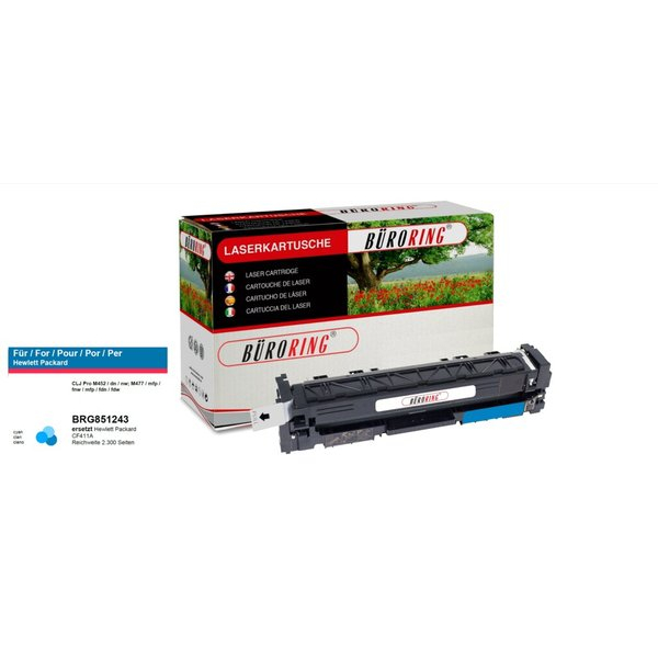 4016058009489 - Toner Cartridge cyan CF411A für Color LaserJet Pro M452452dn 4016058009489 BRG851243 4016058009489 - Toner Cartridge cyan CF411A für Color LaserJet Pro M452452dn 4016058009489 BRG851243