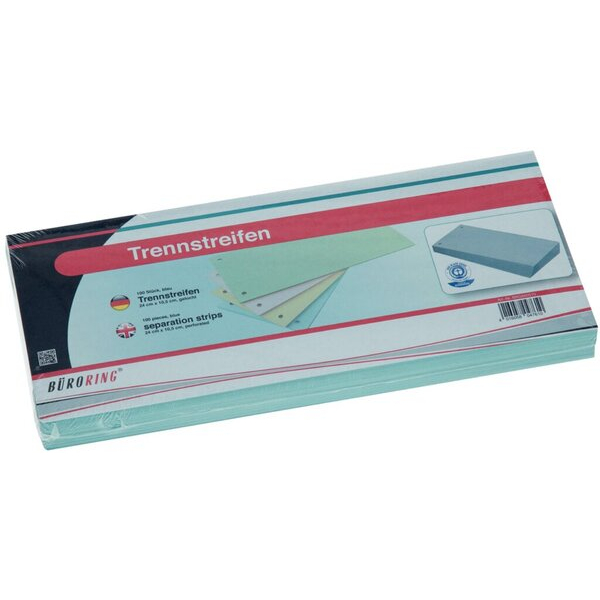 4016058083007 - Trennstreifen BRG660870 blau 190g gelocht 228x105cm 4016058083007 100 Stück 4016058083007 - Trennstreifen BRG660870 blau 190g gelocht 228x105cm 4016058083007 100 Stück