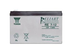 4016138323801 - RE7-12 RE7-12 Bleiakku 12 V 7 Ah Blei-Vlies (AGM) (B x H x T) 151 x 98 x 65 mm Flachstecker 635 mm Wartungsfrei