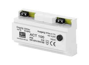 4016138537536 - Act 100 Sicherheitstransformator 1 x 230 v ac 1 x 24 v ac 100 va 416 a - Block