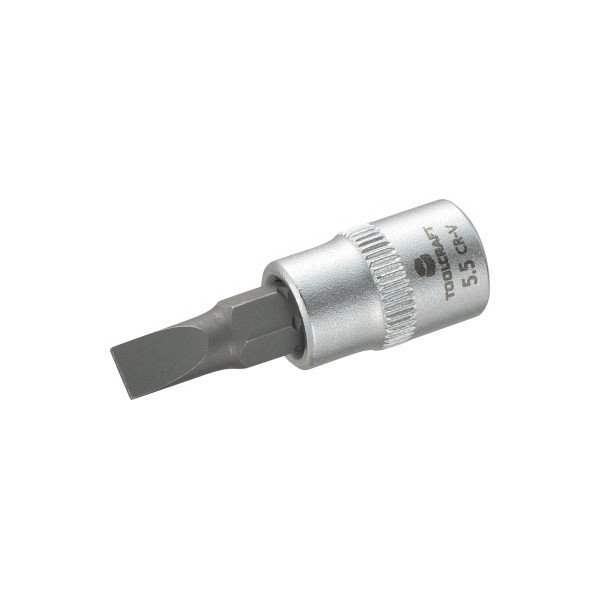 4016138758283 - Toolcraft Schlitz Steckschlüssel-Bit-Einsatz 55mm 1 4 (63 Mm) Produktabmessung Länge 37mm 8160