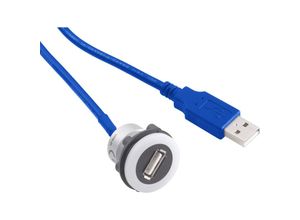 4016138962253 - Tru Components - USB-Einbaubuchse 30 USB-12-BK 1313911 Inhalt 1 St