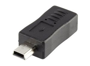 4016138986129 - Usb 20 Adapter [1x usb 20 Stecker Mini-B - 1x usb 20 Buchse Micro-B] rf-usba-08 vergold - Renkforce