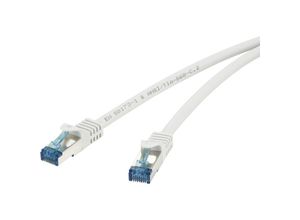 4016138996814 - RF-4145277 RJ45 Netzwerkkabel Patchkabel cat 6a s ftp 025 m Grau mit Rastnasenschutz Fl - Renkforce