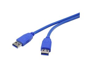 4016139085715 - USB-Kabel usb 32 Gen1 (usb 30   usb 31 Gen1) usb-a Stecker usb-a Stecker 100 m Blau v - Renkforce