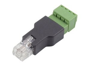 4016139193137 - TRU COMPONENTS FL-29 RJ 11 Terminal Adapter FL-29 Stecker gerade Polzahl Sensoren 6P4C 1 St