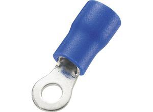 4016139213149 - 746087 Ringkabelschuh Querschnitt (max)=250 mm² Loch-Ø=32 mm Teilisoliert Blau 10 - Tru Components