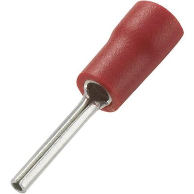 4016139213569 - TRU COMPONENTS 739205 Stiftkabelschuh 050 mm² 150 mm² Teilisoliert Rot 100 St