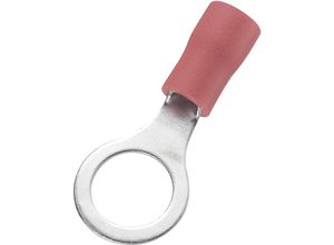 4016139229201 - 746762 Ringkabelschuh Querschnitt (max)=150 mm² Loch-Ø=84 mm Teilisoliert Rot 100 - Tru Components