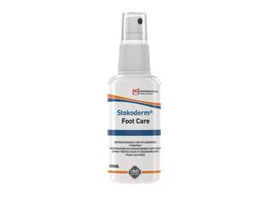 4016208327777 - Deb Stoko® Stokoderm® Foot Care - Fuß-Spray schützt die Füße vor den Folgen übermäßiger Transpiration 100 ml - Pumpsprühflasche