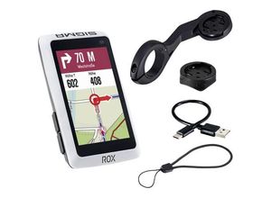 4016224010417 - ROX 121 EVO Basic Set - White Fahrrad-Navi Fahrrad Europa Bluetooth® GPS GLONASS