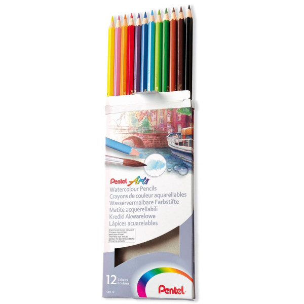 4016284342503 - Arts Aquarellstifte farbsortiert 4016284342503 Pentel