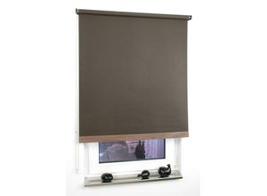 4016318010293 - Seitenzugrollo Uni braun 180 x 100 cm
