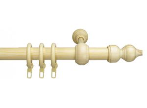 4016318030673 - Gardinenstange Thüringen Liedeco Ø 28 mm 1-läufig Fixmaß verschraubt beige