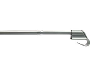4016318045707 - Bistrostange Scheibengardinenstange 12 mm Ø Klemmträgermontage silbermatt ausziehbar 135-225 cm 4016318045707 - Bistrostange Scheibengardinenstange 12 mm Ø Klemmträgermontage silbermatt ausziehbar 135-225 cm