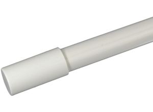 4016318203121 - Gardinenstangen-Endstück Zylinder mit Rille weiß H2cm L35cm Ø16cm Gardinenstangenendstücke für Gardinenstangen Ø 16 mm
