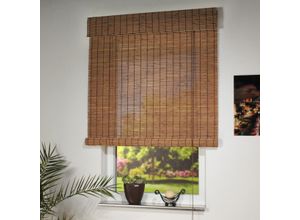 4016318263347 - Holzrollo Rollo 170 x 160 cm braun