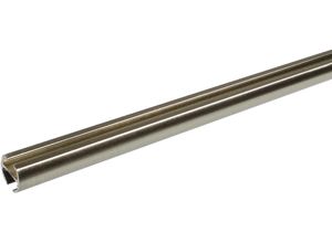 4016318278594 - Innenlaufprofil Gr 3 silber (edelstahlfarben) L200cm Ø16cm Gardinenstangenhalterungen 1-läufig im Fixmaß Ø 16 mm